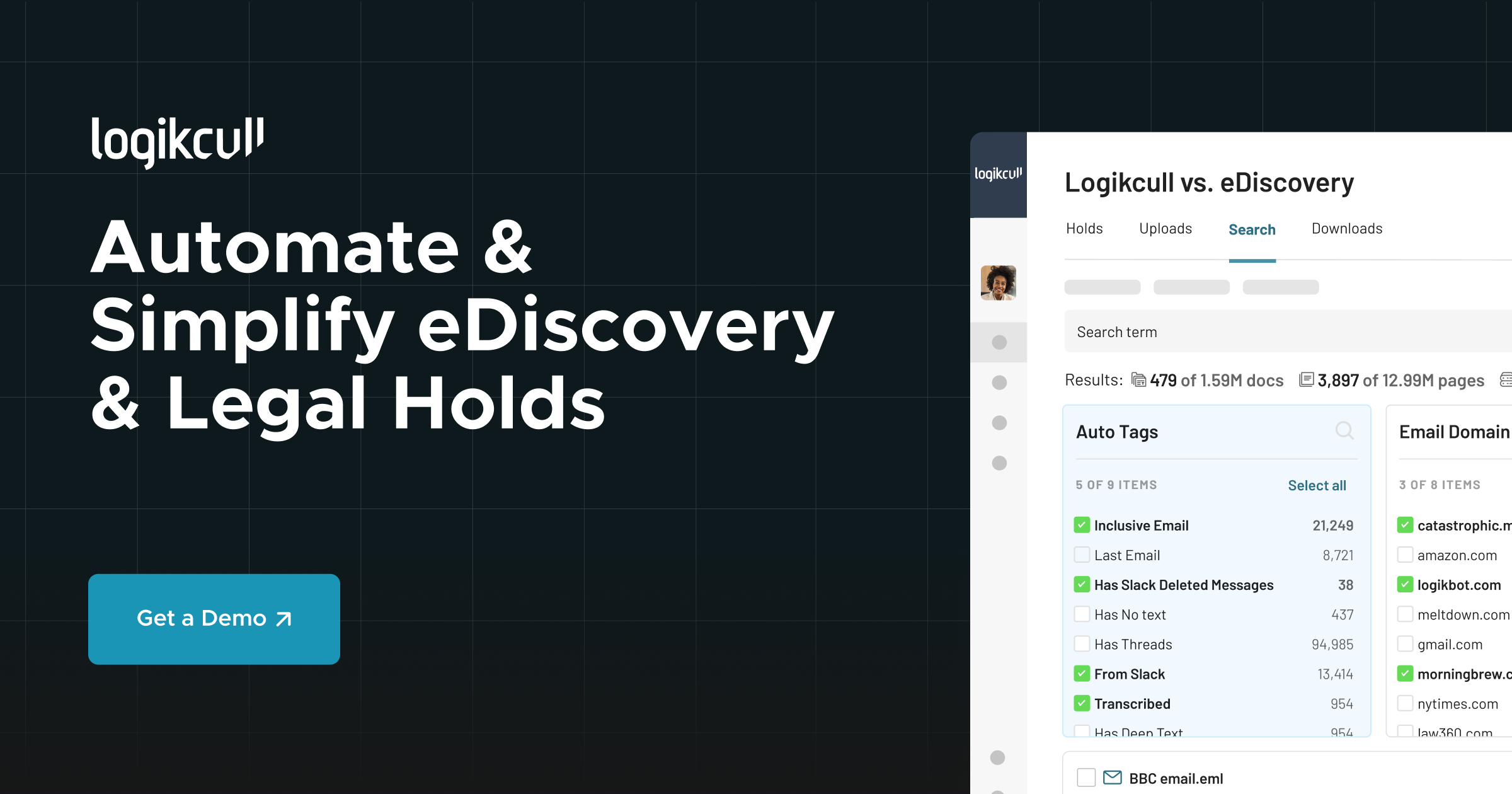 Logikcull eDiscovery & Legal Holds Software for Legal Teams